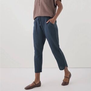 Pact Coastal Double Gauze Tapered Pull-On Pant Size Large
